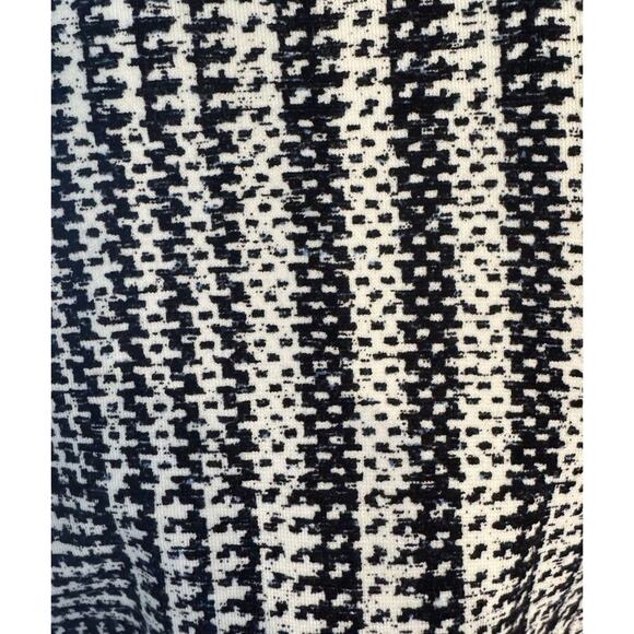 J. McLaughlin Size Small Houndstooth Print Sleeveless Sheath Dress Black White - Picture 4 of 6